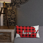 Wisconsin Plaid Pillow