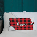 Wisconsin Plaid Pillow