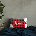 Wisconsin Plaid Pillow