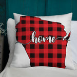 Wisconsin Plaid Pillow